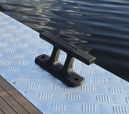 Zwarte aluminium bolder