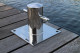 Cross bollard 104mm RVS316