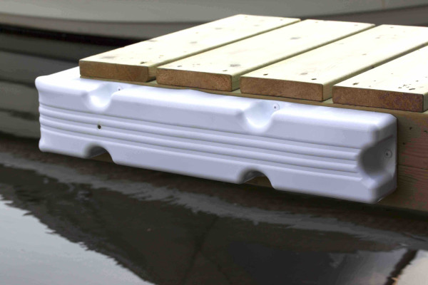 Flexible block fender angled - White