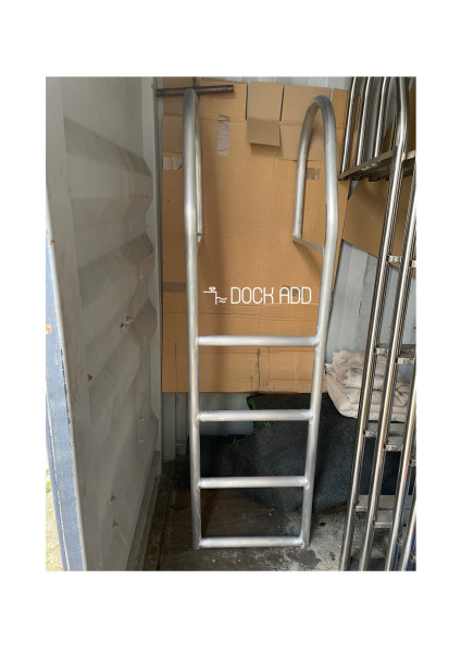 Zwemtrap aluminium 4 treden