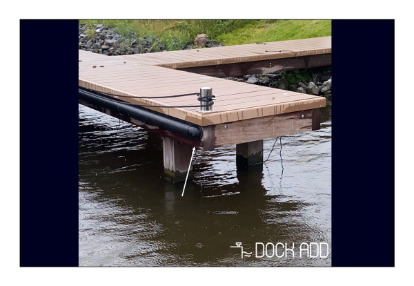 Eindkap voor Pro-dock steigerstootrand - Wit