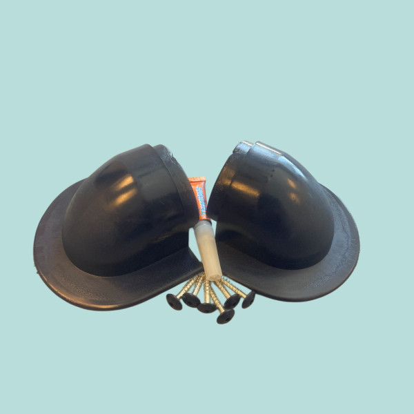 Set eindkappen - Wit