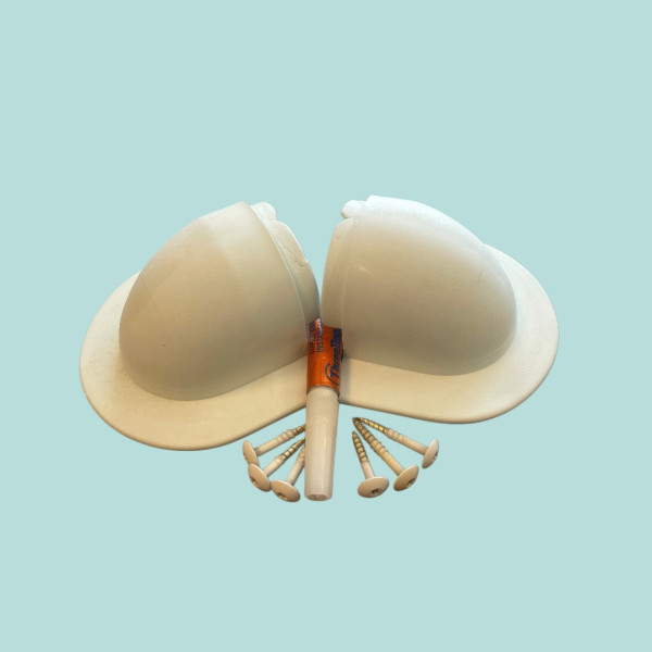 Set eindkappen - Wit