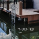 Zwemtrap aluminium, drijvend met 3, 4 of 5 treden - 3 steps