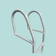 Zwemtrap aluminium 5 treden