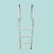 Zwemtrap aluminium 4 treden