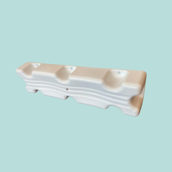 Blokfender 50cm - Wit