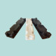 Blokfender 50cm - Wit